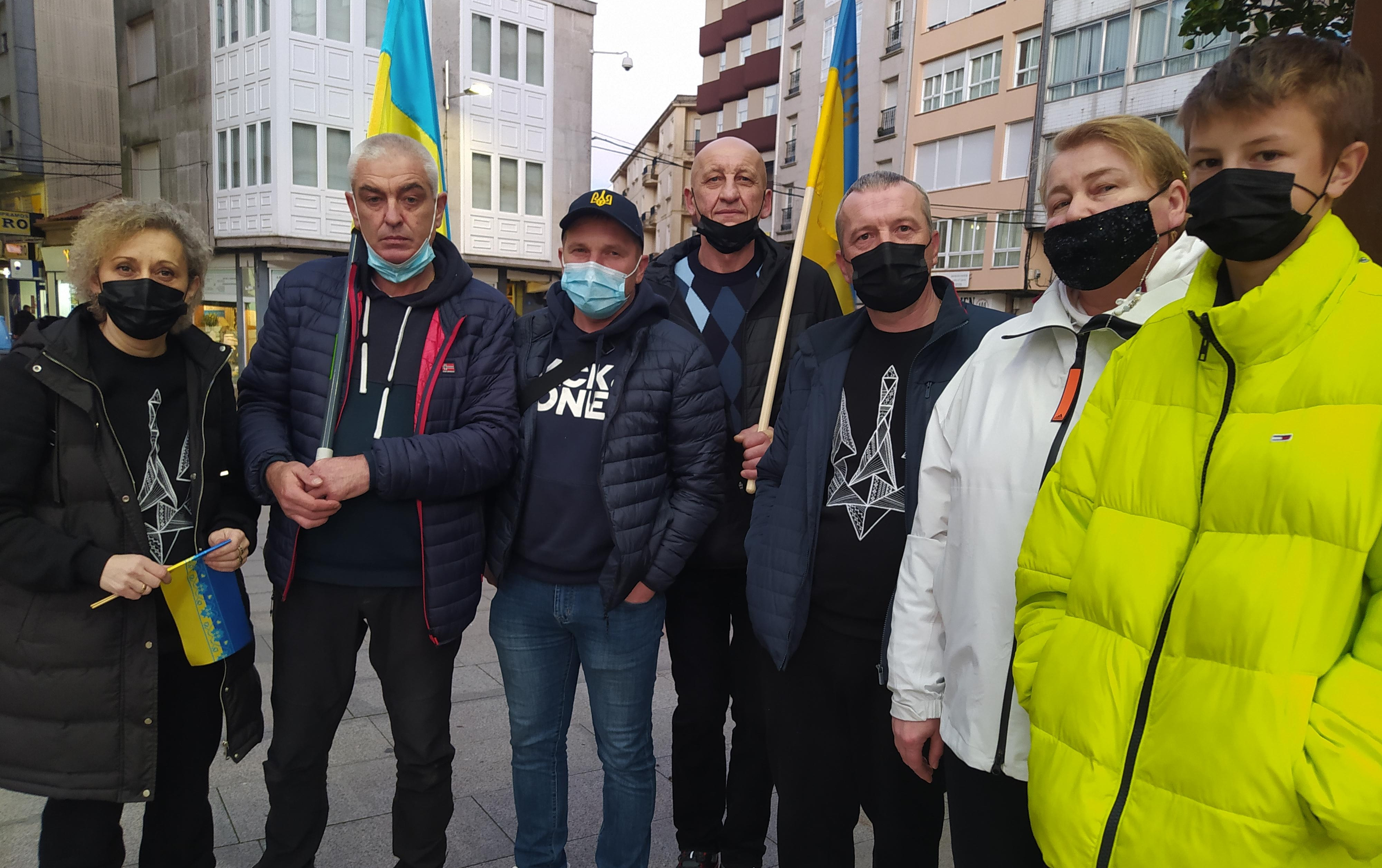 Los ucranianos residentes en Ribeira viven con horror la invasión de su país