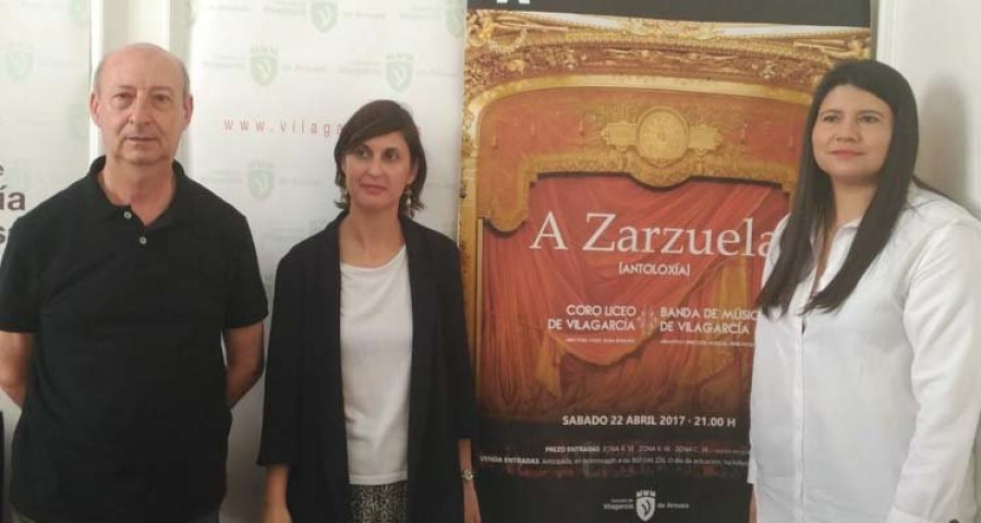 Coro Liceo y Banda de Música ponen en escena una antología de zarzuela