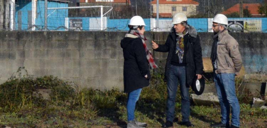 Empiezan los trabajos de construcción de las nuevas  gradas en As Corticeiras
