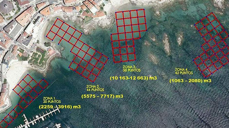 Nauta contrata el análisis de la arena hallada en el entorno de la playa de A Carabuxeira
