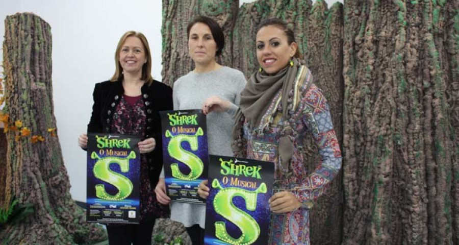 El musical “Shrek” llega este fin de semana al Auditorio de Catoira