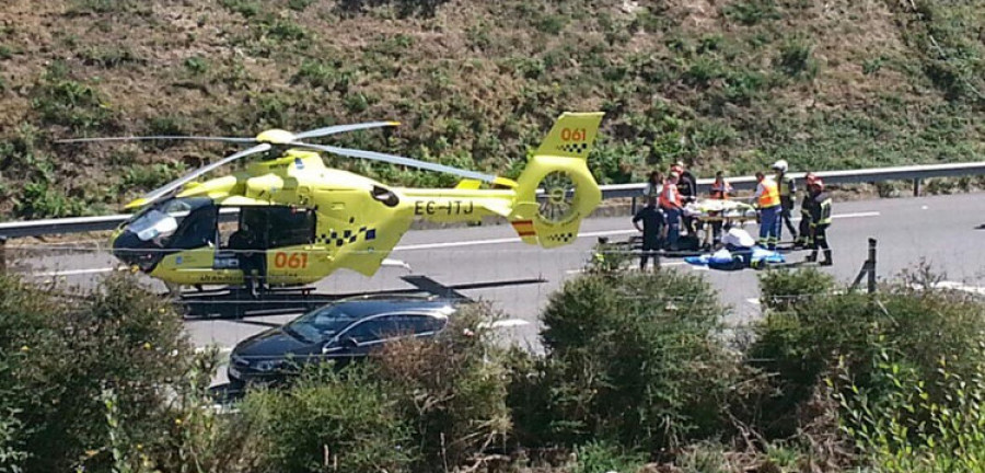 Un operario fallece tras ser arrollado en la Autovía cuando iba a señalizar un coche averiado