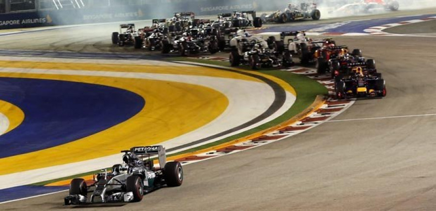Hamilton ya es líder, Rosberg abandonó y Alonso fue cuarto