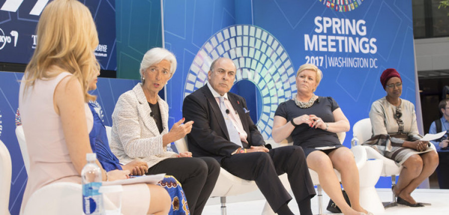 La alargada sombra de Trump se impone en la asamblea del  FMI