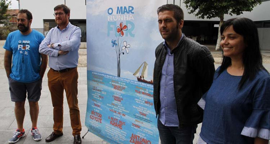 “O Mar nunha Flor” encadena con eventos culturales una semana más de fiestas en A Illa