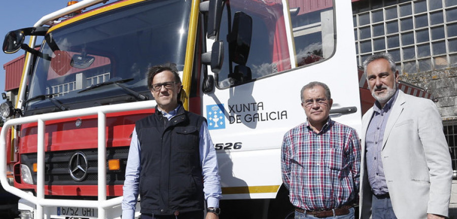 La Xunta mejora  la lucha contra incendios en Portas con un nuevo vehículo