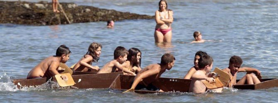 Los niños y las cucañas, protagonistas de San Fidel