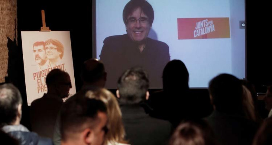 Puigdemont pide al PP, el PSOE y Cs que saquen “sus manos” del Govern