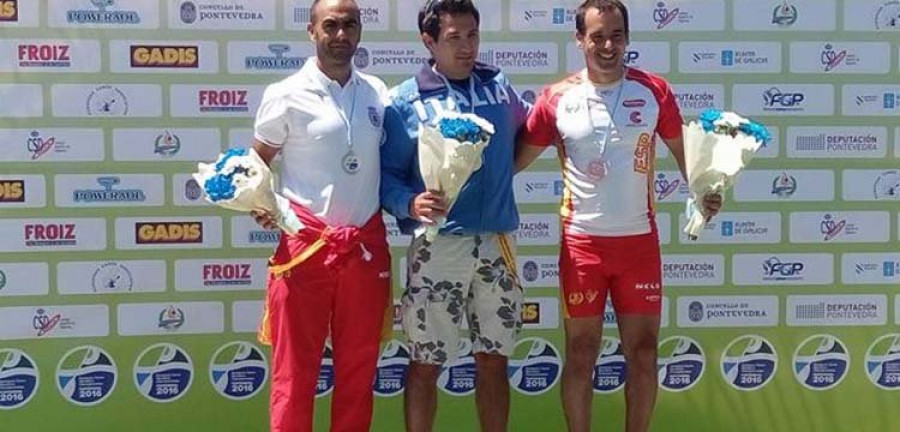 Primeras medallas arousanas en el Europeo de Pontevedra