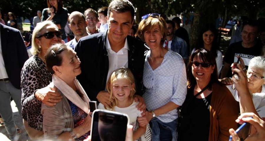 Pedro Sánchez visita hoy Vilagarcía y Cuntis en su carrera por liderar el PSOE