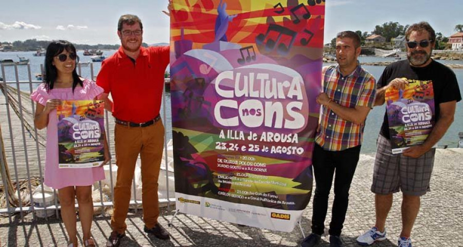 “Cultura nos Cons” estrenará a Carlos Blanco en la Coral de A Illa y un monólogo sobre los atascos del puente