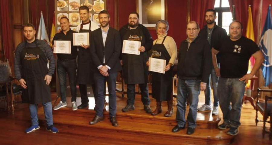 El “Solombo de porco” de A Parra gana el primer premio del concurso del primer Destapa de invierno