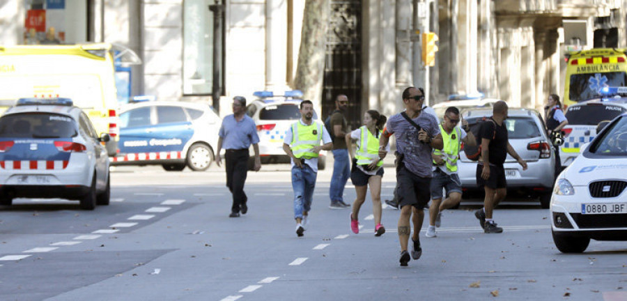 El terrorismo  golpea Barcelona