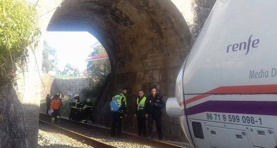 La Policía Nacional investiga el fallecimiento de un hombre arrollado por el tren en O Salgueiral