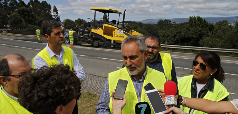 La Xunta inicia la mejora del firme en el vial entre Vilagarcía y Pontecesures