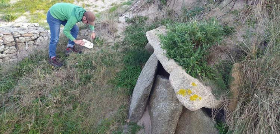 Arrancan los trabajos arqueológicos en O Areoso con mediciones y prospecciones en busca de nuevos restos