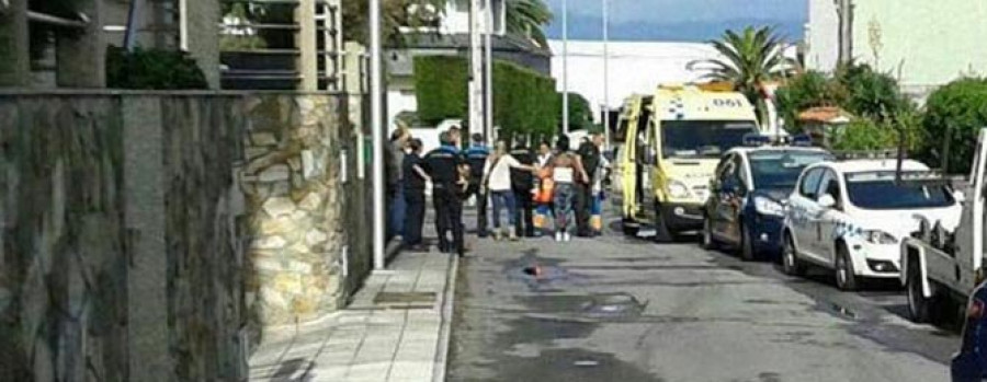 Herido de dos tiros un hombre que trató de huir de la policía en Vilaxoán