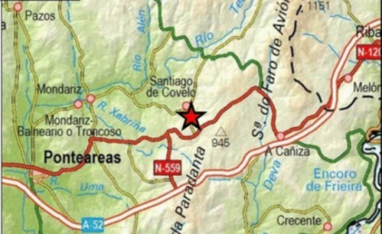 Covelo y O Carballiño registran dos pequeños terremotos este viernes