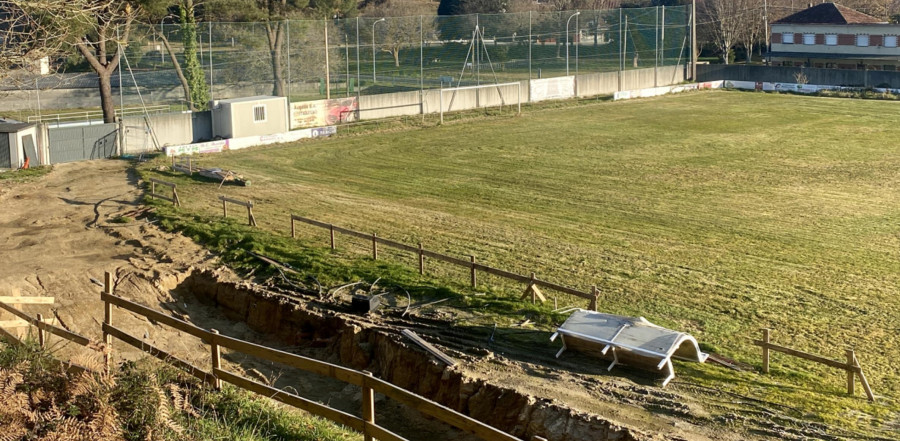 El remodelado campo de fútbol de Mirallos estará en funcionamiento para la próxima temporada