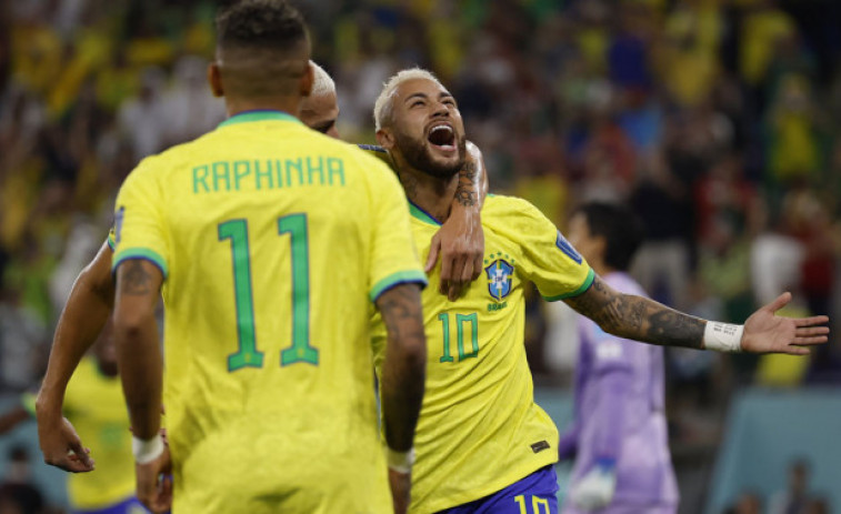 Brasil desborda a Corea del Sur y se cruza con Croacia en cuartos