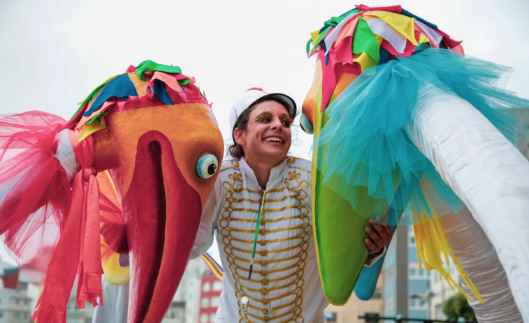 La Cabalgata de Reyes de Ribeira irá acompañada de un espectáculo de animación con danza de pájaros