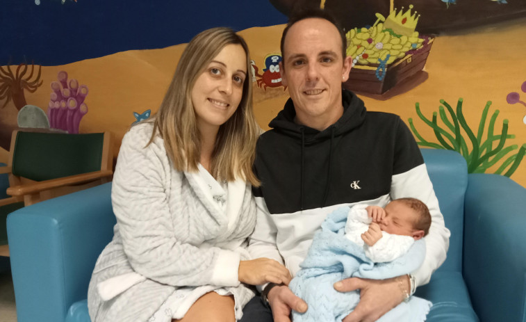 Álex Ramos Davila fue el último bebé del 2022 en el Hospital do Barbanza