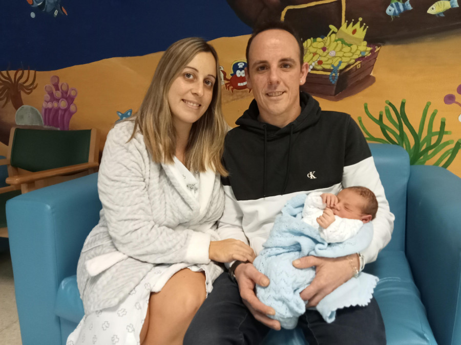 Álex Ramos Davila fue el último bebé del 2022 en el Hospital do Barbanza
