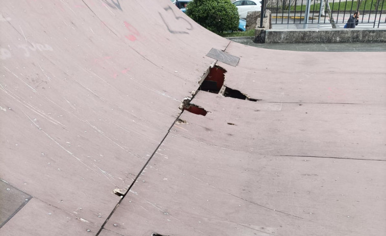 El PP de Boiro denuncia el abandono y falta de mantenimiento de la pista de skate de A Boqueira de Anegral