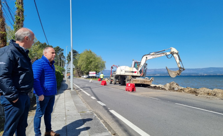 Arranca la obra de la senda en As Sinas pero Durán acusa  de “sectaria” a la Diputación