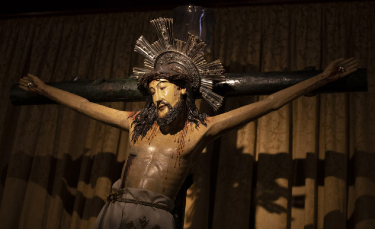 El Santo Cristo de Lepanto de Barcelona no era negro, solo estaba sucio