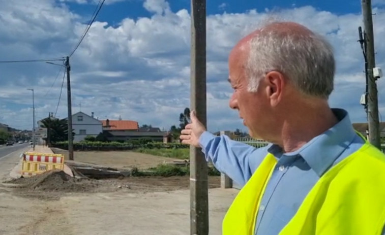 Entran en la fase final las obras de la senda que une Corón y Caleiro en la PO-549