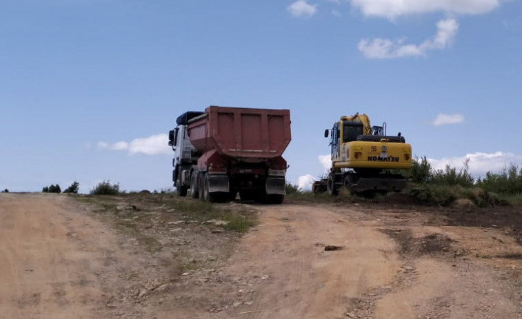 Comezan en Rianxo as obras da primeira base permanente contra incendios forestais de O Barbanza