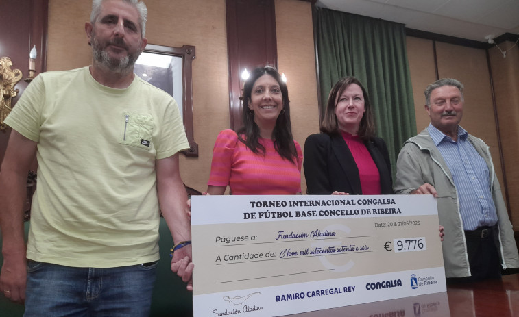 Recaudados casi 10.000 euros a favor de la Fundación Aladina en el Torneo Congalsa de fútbol base en Ribeira