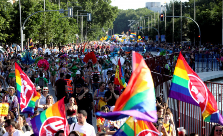 La marcha del Orgullo de Madrid espera un millón de asistentes, una batucada y 46 carrozas