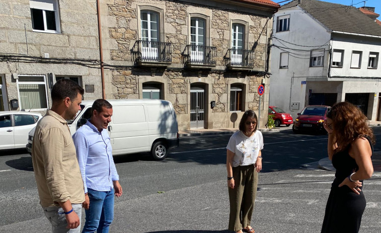 Moraña inicia una nueva fase de mejora en Santa Lucía  con el pintado de once calles