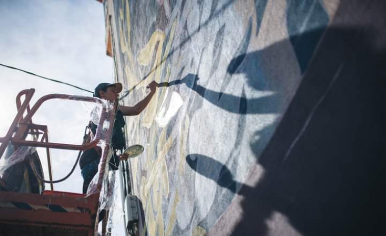 Cuatro artistas plasmarán su arte en tres muros de Rianxo a través del proyecto Viladomar