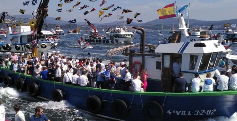 Rianxo celebra hoy el día más grande de sus Festas da Guadalupe con la procesión marítima