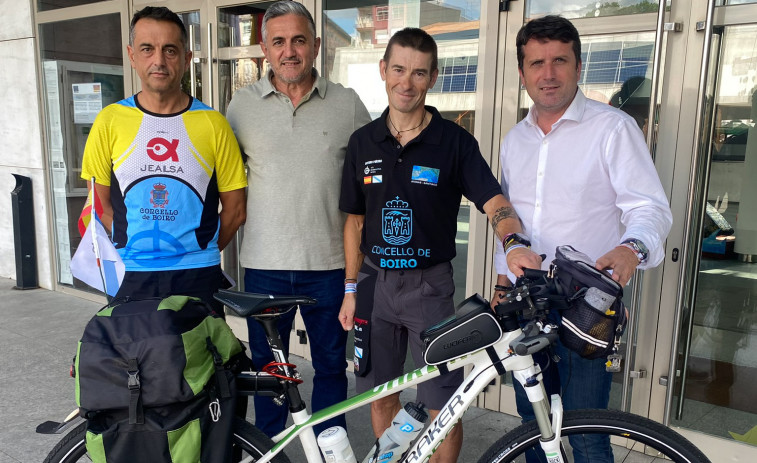 El ciclista Arturo Piñeiro viajará el viernes a Atenas para realizar el Camino de Santiago en bicicleta