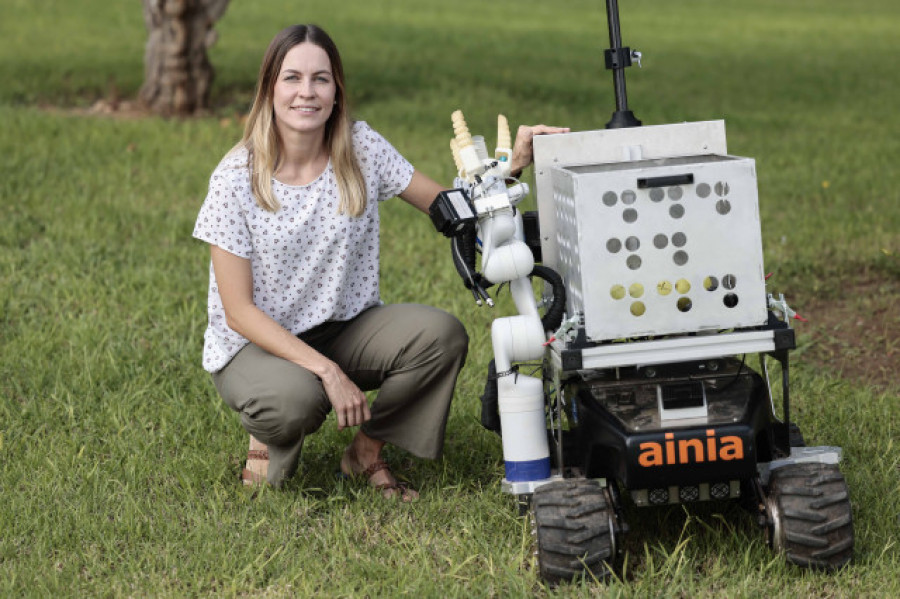 Ramonet, el robot que recoge fruta del suelo para evitar millones de toneladas perdidas