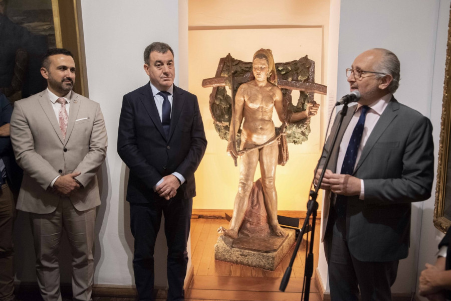 “Santa” de Asorey ya está expuesta al público de manera permanente en el Museo Zorrilla
