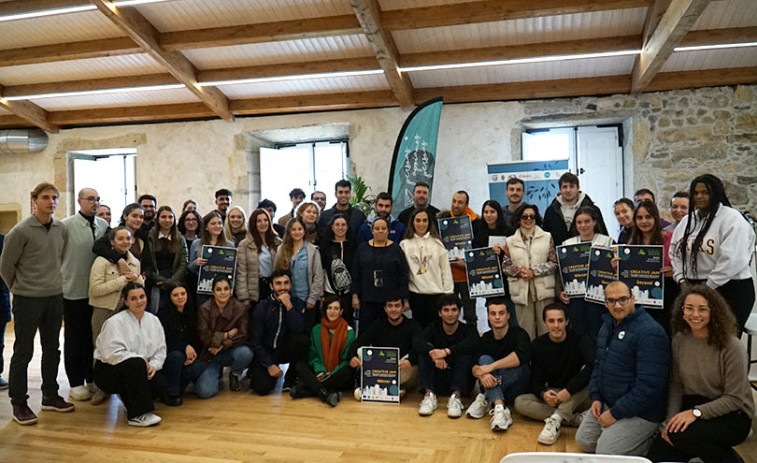 Más de 60 jóvenes de cuatro países participaron en el Pazo de Goiáns en el evento “Rural Youth of Europe”