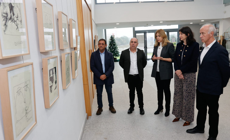 Vilanova acoge una exposición facsímil de las viñetas con denuncia social de Castelao