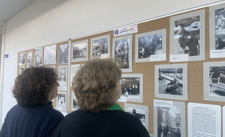 La Escola de Idiomas acoge una exposición sobre las víctimas del Holocausto con fotografías originales