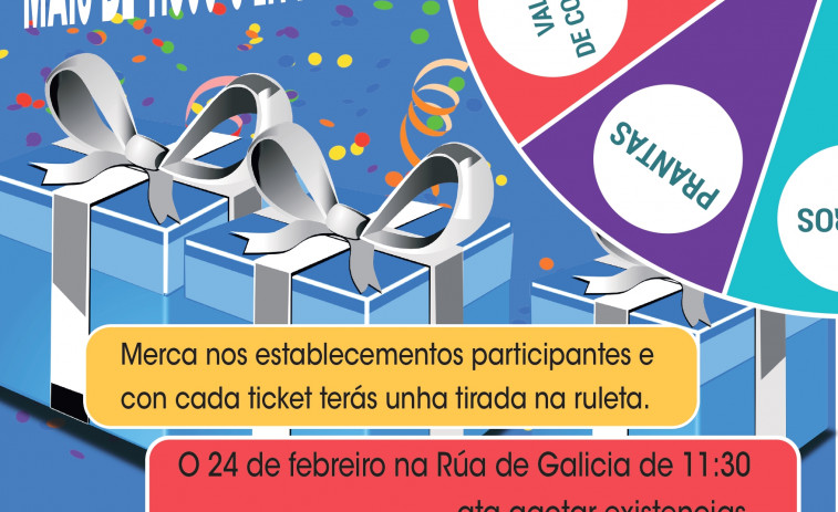 Los empresarios de Ribeira repartirán más de 1.500 euros en premios con su campaña “Días Tolos”