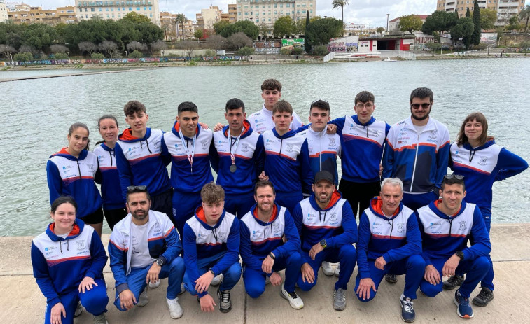 La armada arousana regresa con seis medallas de Sevilla