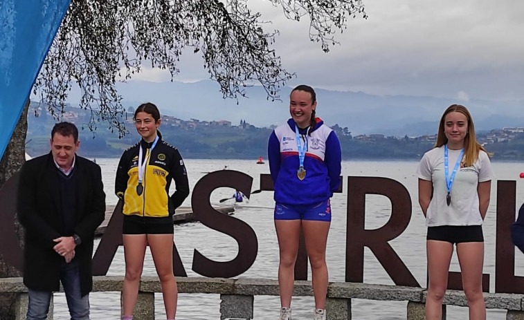 Ocho medallas arousanas en el Campeonato Gallego Cadete de Castrelo do Miño