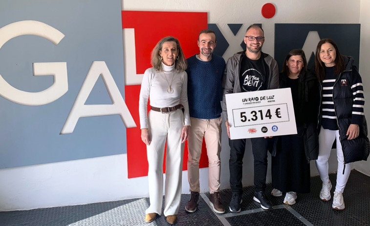 La Andaina Solidaria “Un raio de luz” celebrada en Ribeira a beneficio de la investigación de la enfermedad de Dent recaudó 5.134 euros