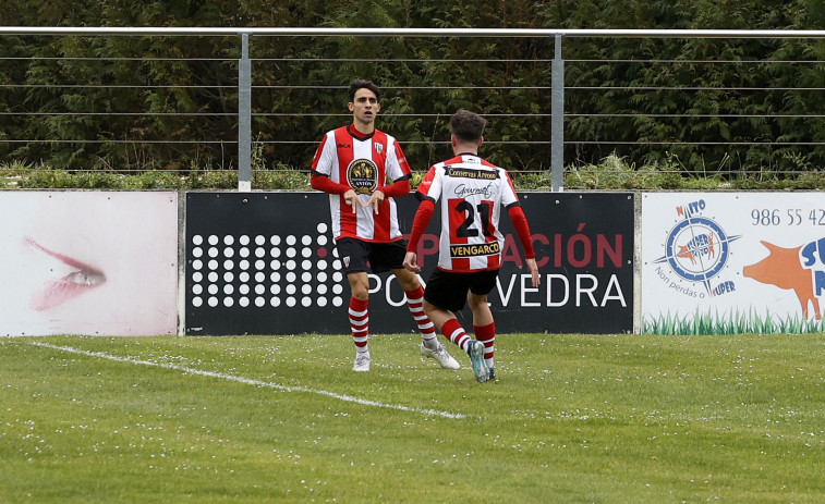 El Céltiga golea en Ponteareas y sigue firme en puesto de ascenso (1-4)