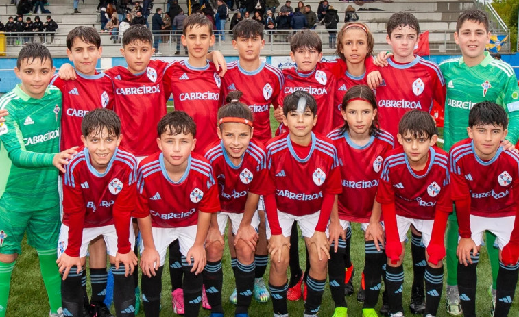 El Celta consigue su primer Torneo Vila de Caldas en categoría alevín