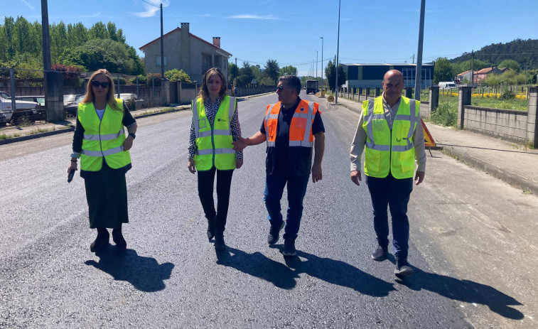 La Diputación invierte cerca de un millón de euros en la mejora de la carretera de Caldas a Vilanoviña